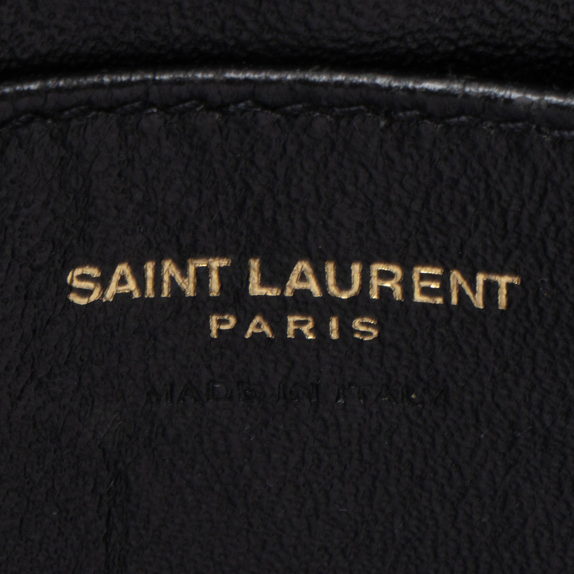 Saint Laurent Calfskin Monogram Baby Cabas Tote