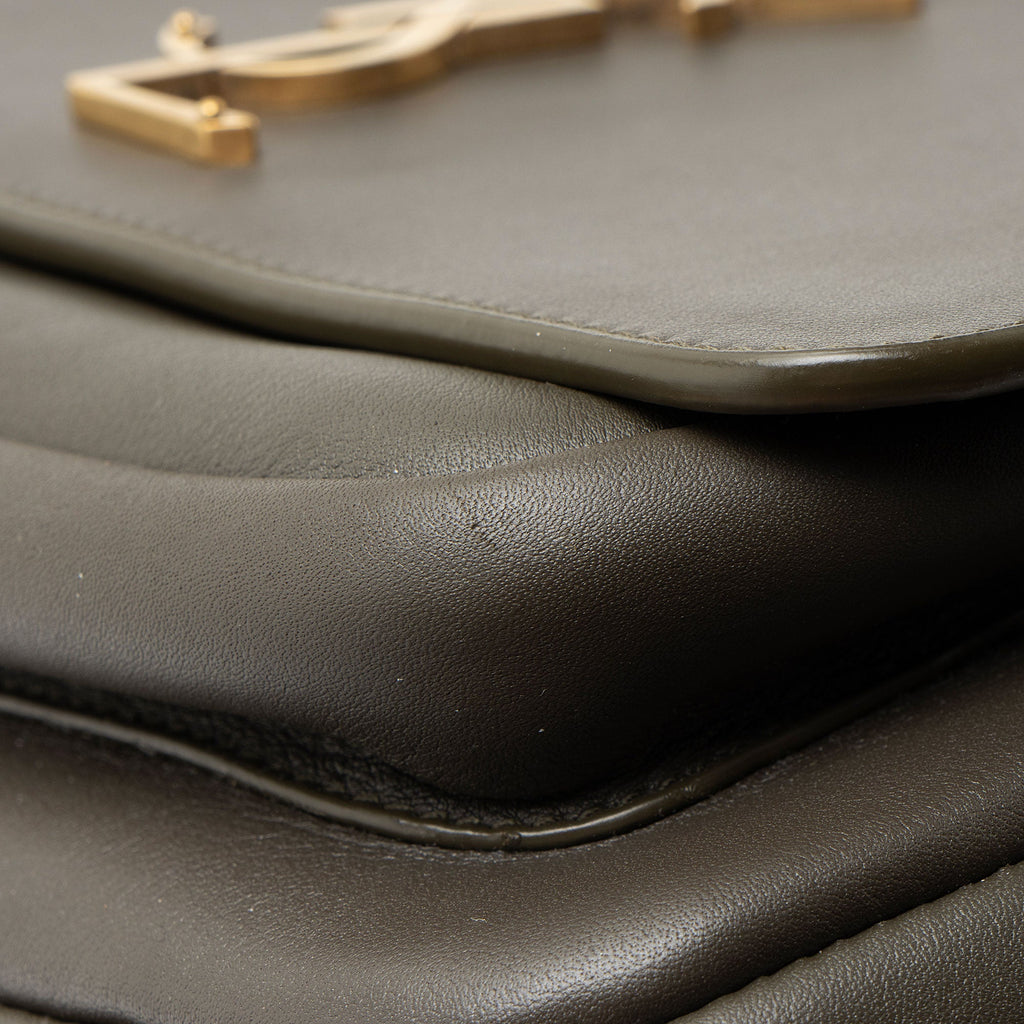 Saint Laurent Calfskin Monogram Besace Niki Shoulder Bag