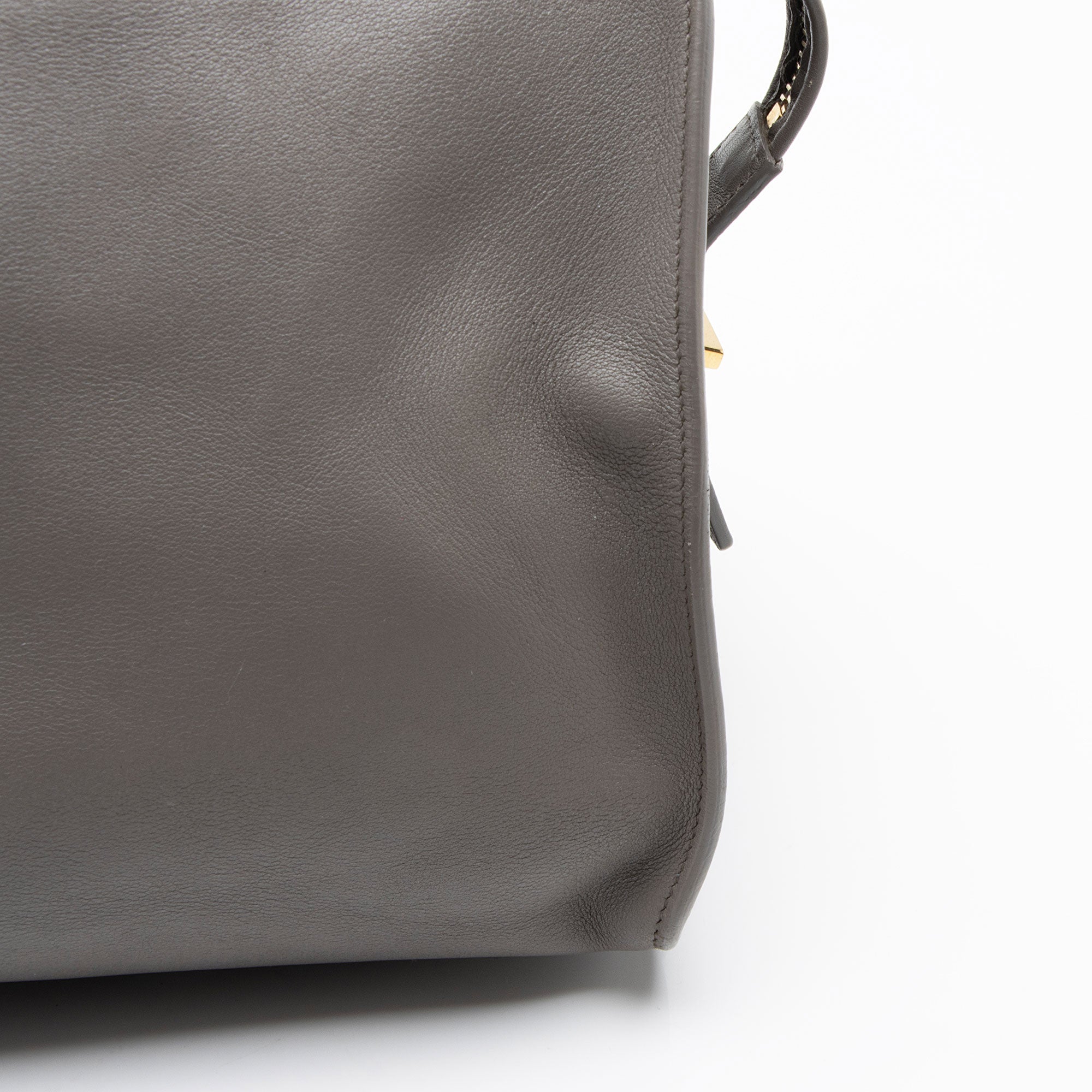 Saint Laurent Calfskin Monogram Cabas Downtown Small Satchel