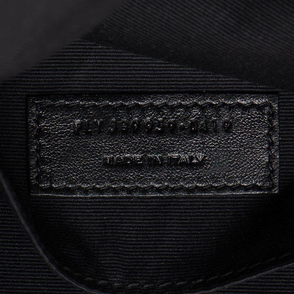 Saint Laurent Calfskin Monogram Cassandre Classic Belt Bag