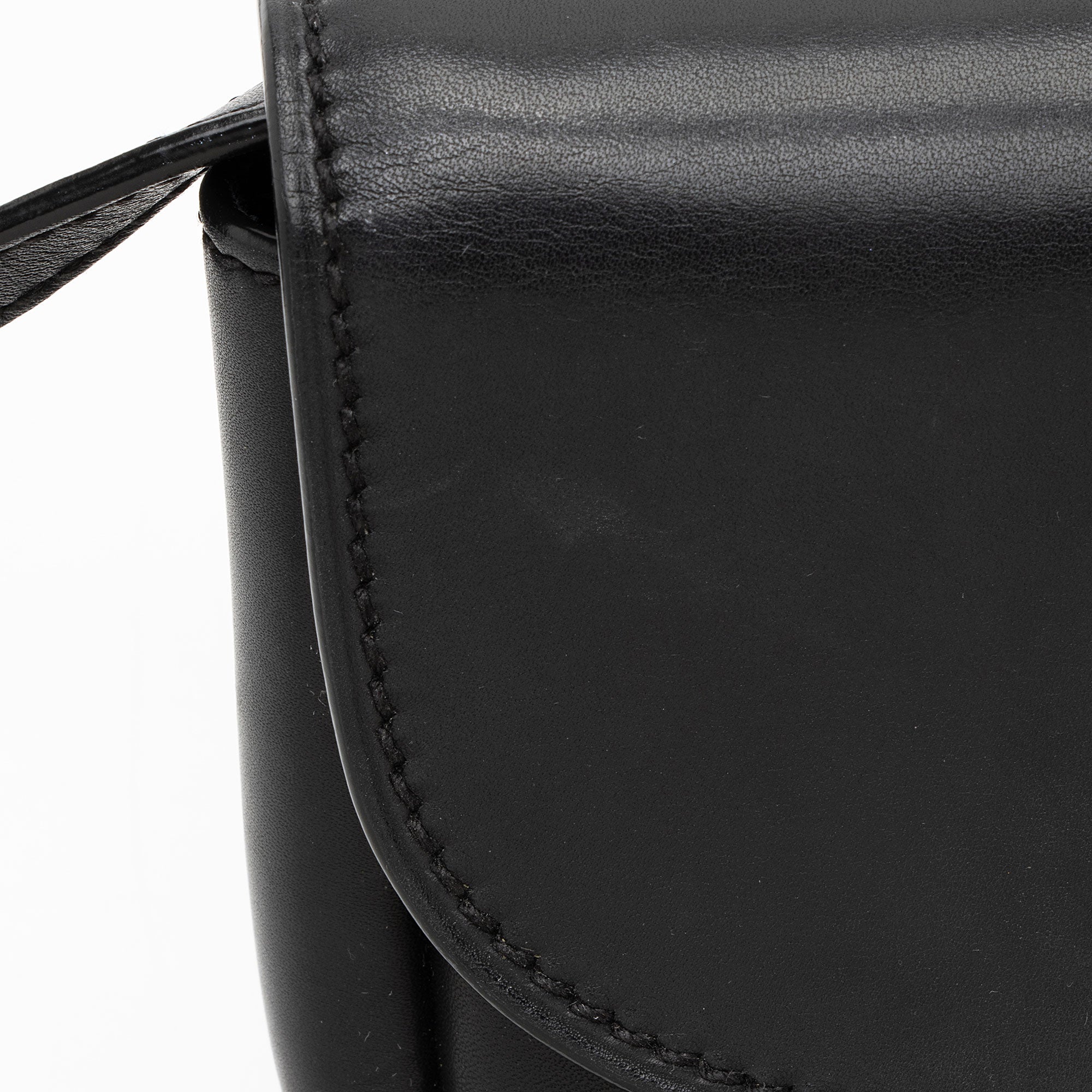 Saint Laurent Calfskin Monogram Kaia Mini Shoulder Bag