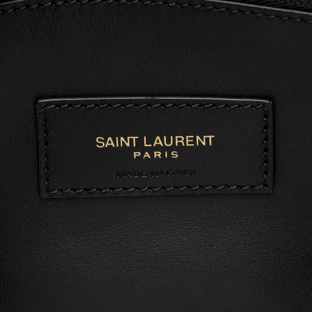 Saint Laurent Calfskin Monogram Le 5 A 7 Small Hobo (SHF-Lnt1SQ)
