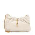 Saint Laurent Calfskin Monogram Pacpac Ruched Chain Hobo (SHF-vWA46Q)