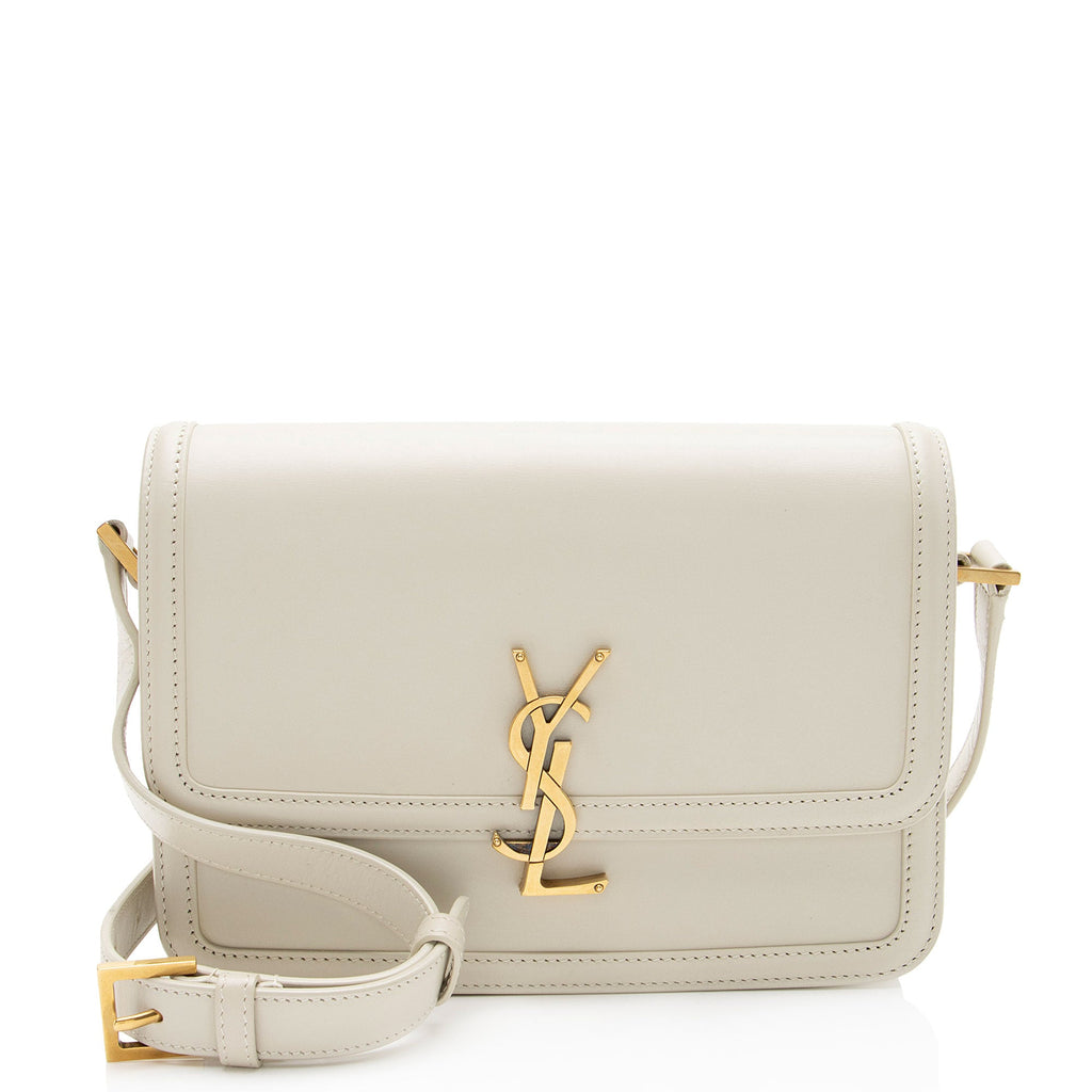Saint Laurent Calfskin Monogram Solferino Medium Shoulder Bag
