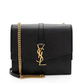 Saint Laurent Calfskin Monogram Sulpice Medium Shoulder Bag