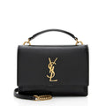 Saint Laurent Calfskin Monogram Sunset Mini Wallet on Chain Bag (SHF-dovv8x)
