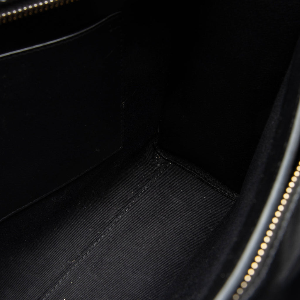 Saint Laurent Calfskin Monogram Uptown Medium Tote (SHF-GumjsZ)
