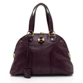 Saint Laurent Calfskin Muse Large Satchel (SHF-uHLQ3D)
