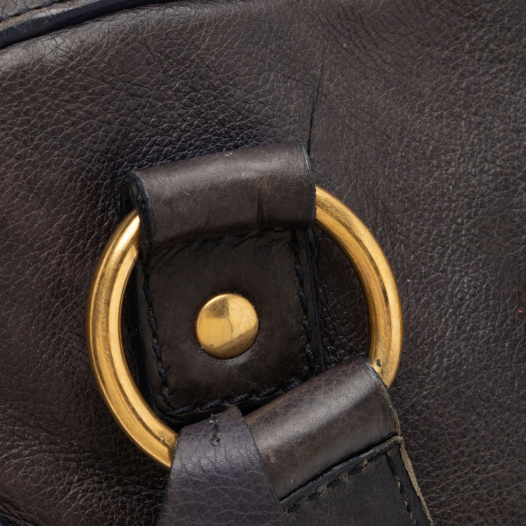 Saint Laurent Calfskin Muse Large Satchel (SHF-xn5heQ)