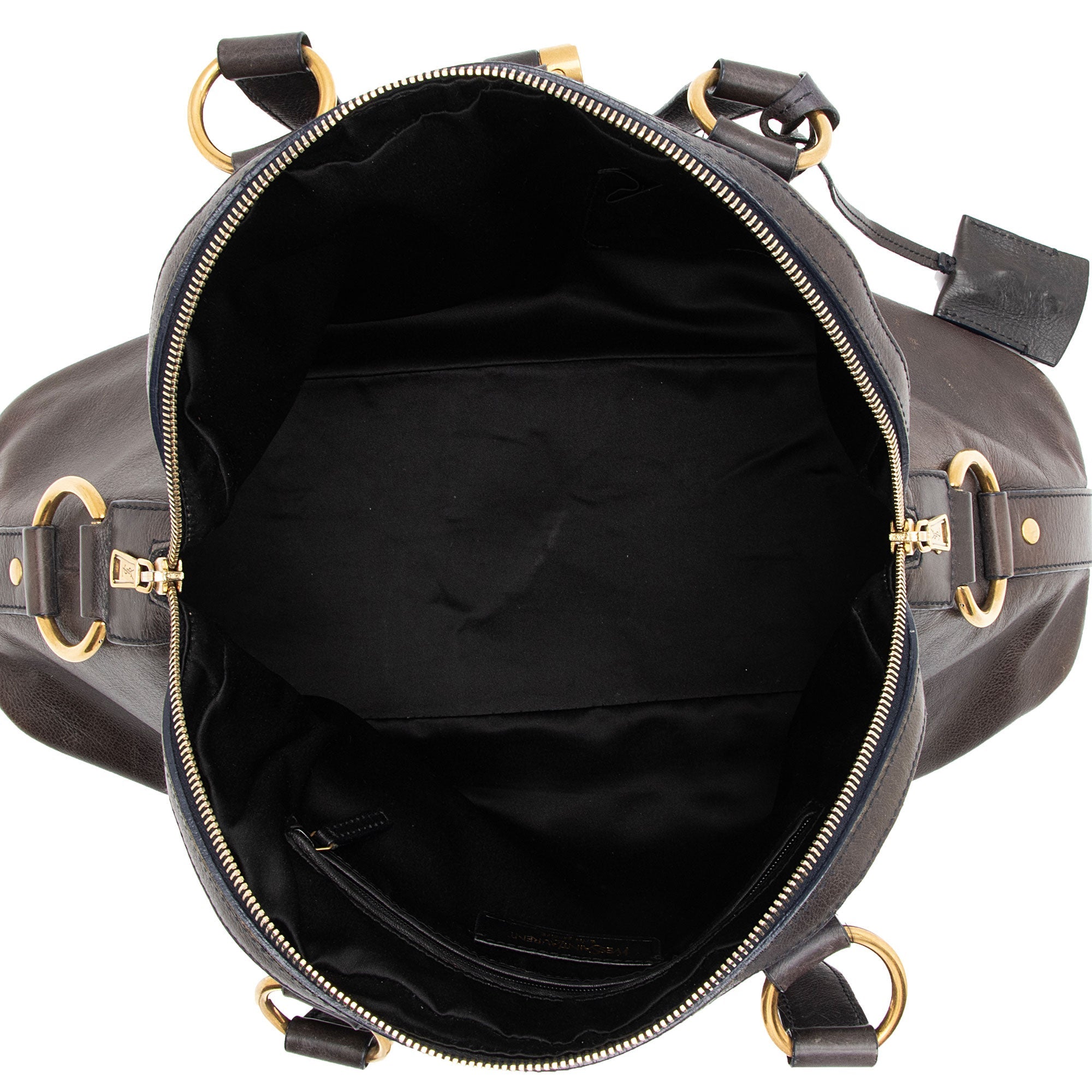 Saint Laurent Calfskin Muse Large Satchel (SHF-xn5heQ)
