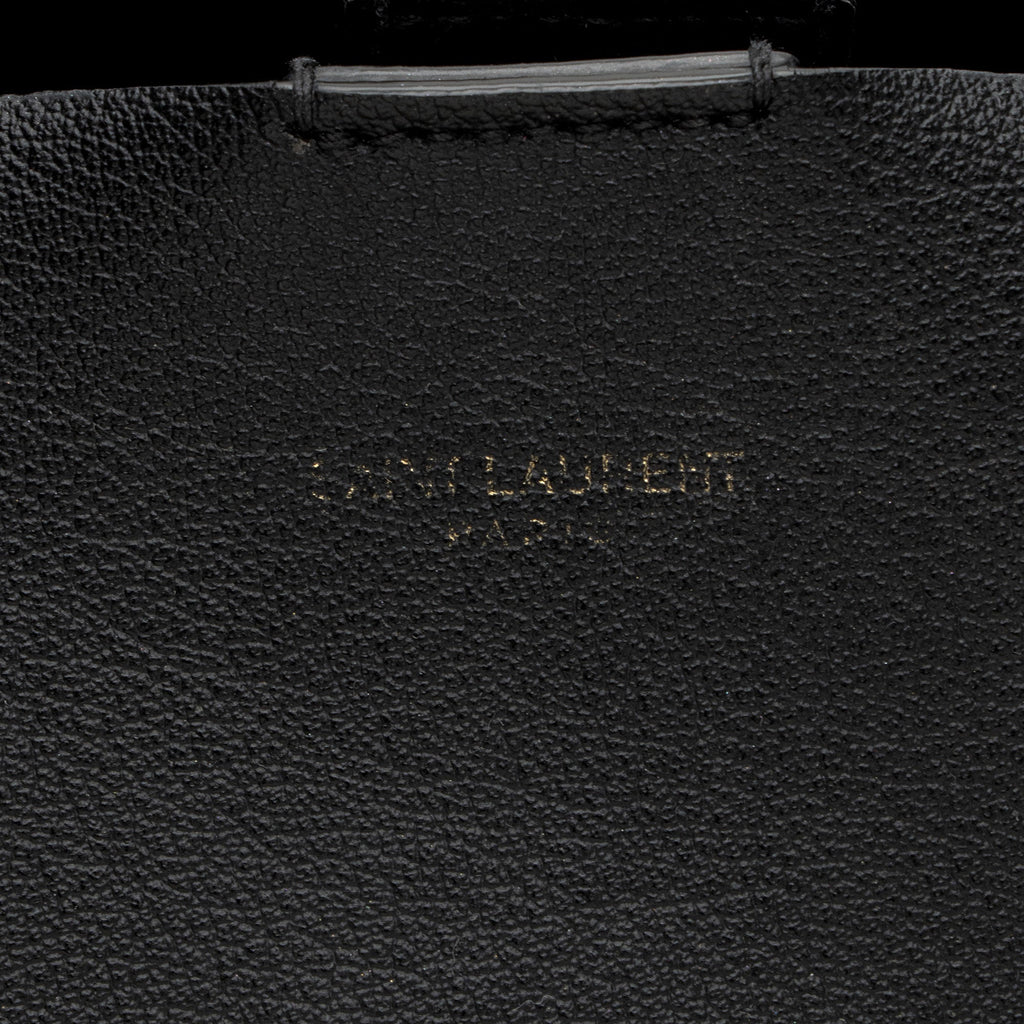 Saint Laurent Calfskin N/S Shopping Tote