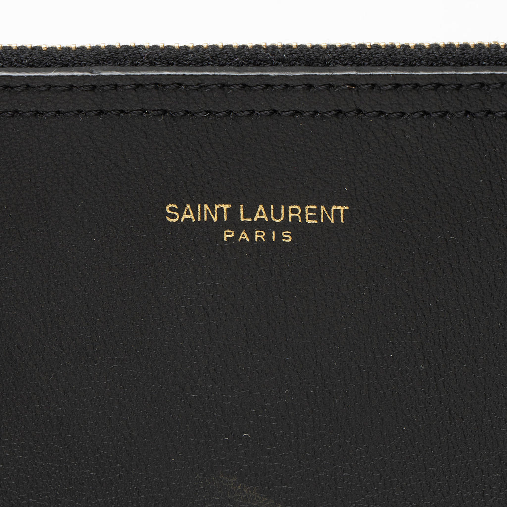 Saint Laurent Calfskin N/S Shopping Tote