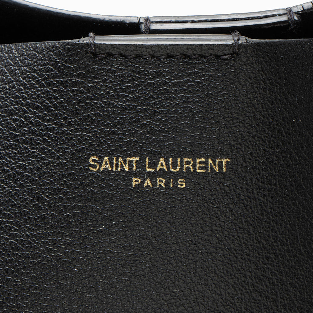 Saint Laurent Calfskin N/S Shopping Tote
