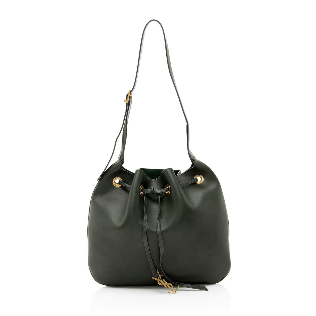 Saint Laurent Calfskin Paris VII Medium Hobo