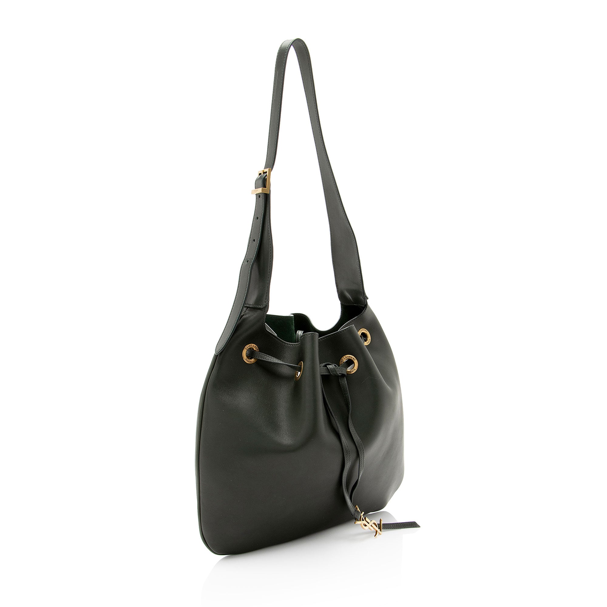Saint Laurent Calfskin Paris VII Medium Hobo