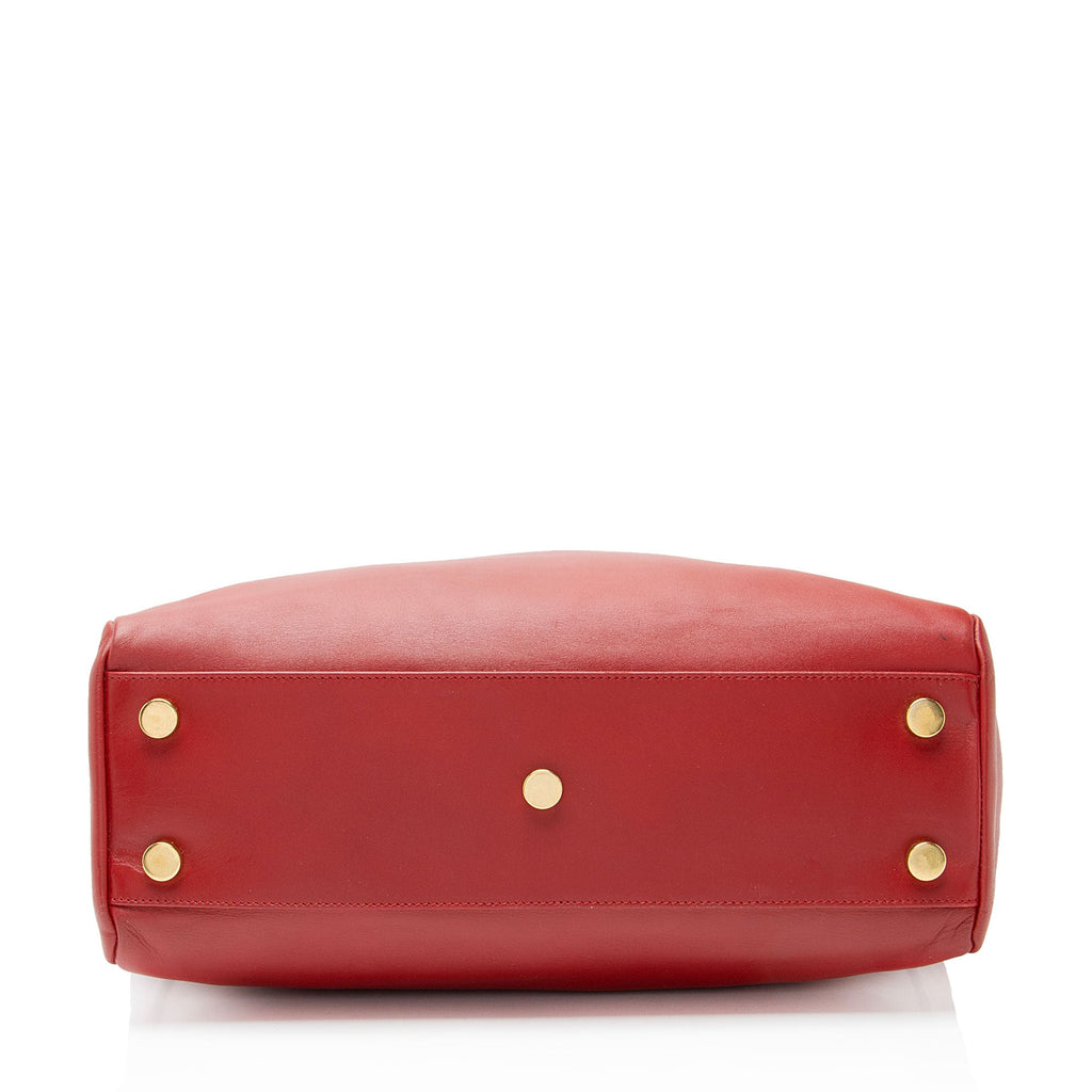 Saint Laurent Calfskin Reversible Museum Tote