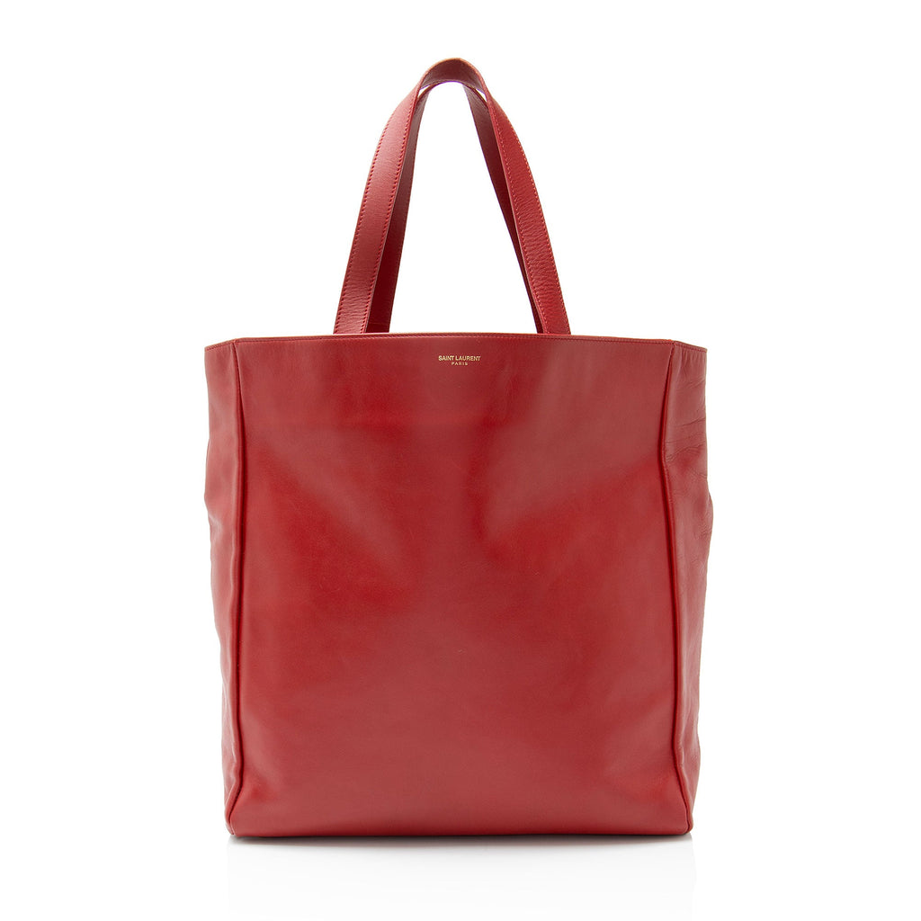 Saint Laurent Calfskin Reversible Museum Tote