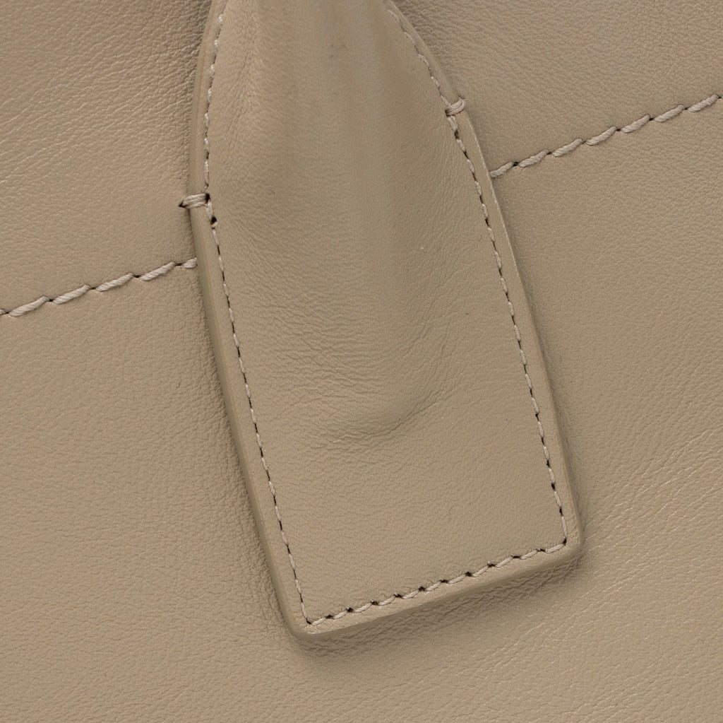 Saint Laurent Calfskin Rive Gauche Large Tote (SHF-Dugo0W)