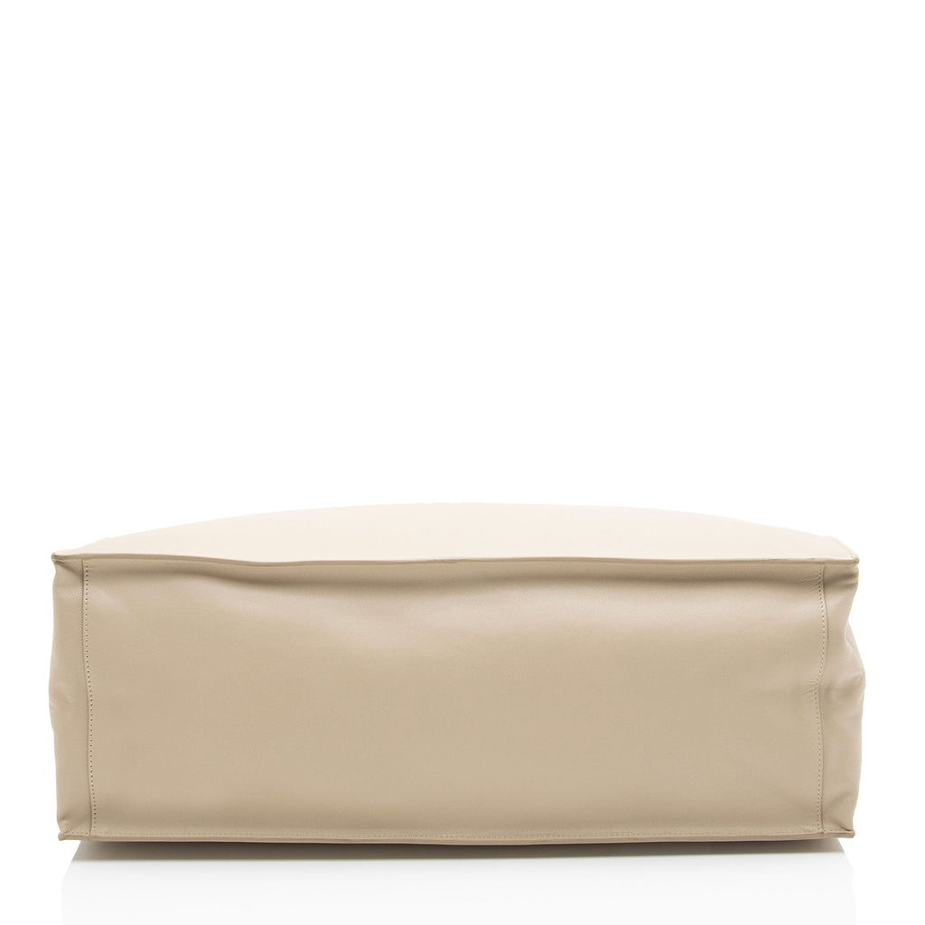 Saint Laurent Calfskin Rive Gauche Large Tote