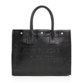 Saint Laurent Calfskin Rive Gauche Small Tote (SHF-23409)