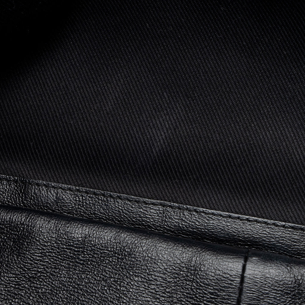 Saint Laurent Calfskin Rive Gauche Small Tote