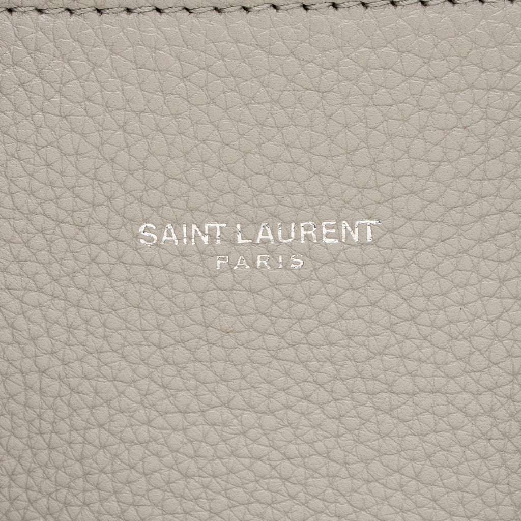 Saint Laurent Calfskin Bicolor Sac De Jour Baby Tote