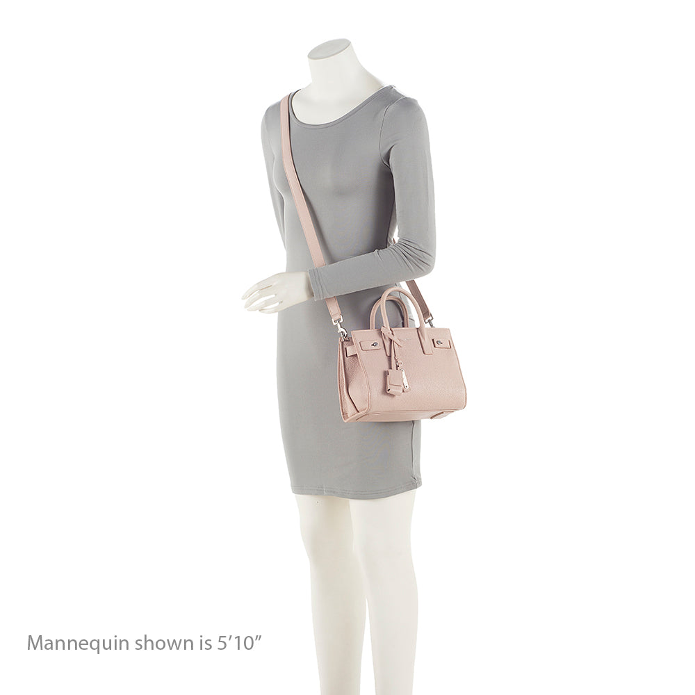 Saint Laurent Calfskin Sac De Jour Nano Tote (SHF-20967)