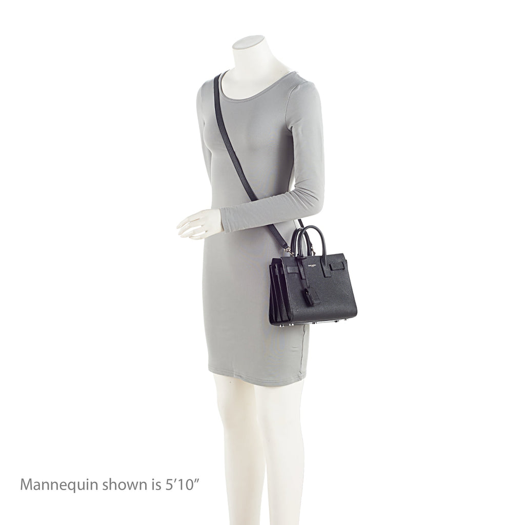 Saint Laurent Calfskin Sac De Jour Nano Tote (SHF-9rfN7F)