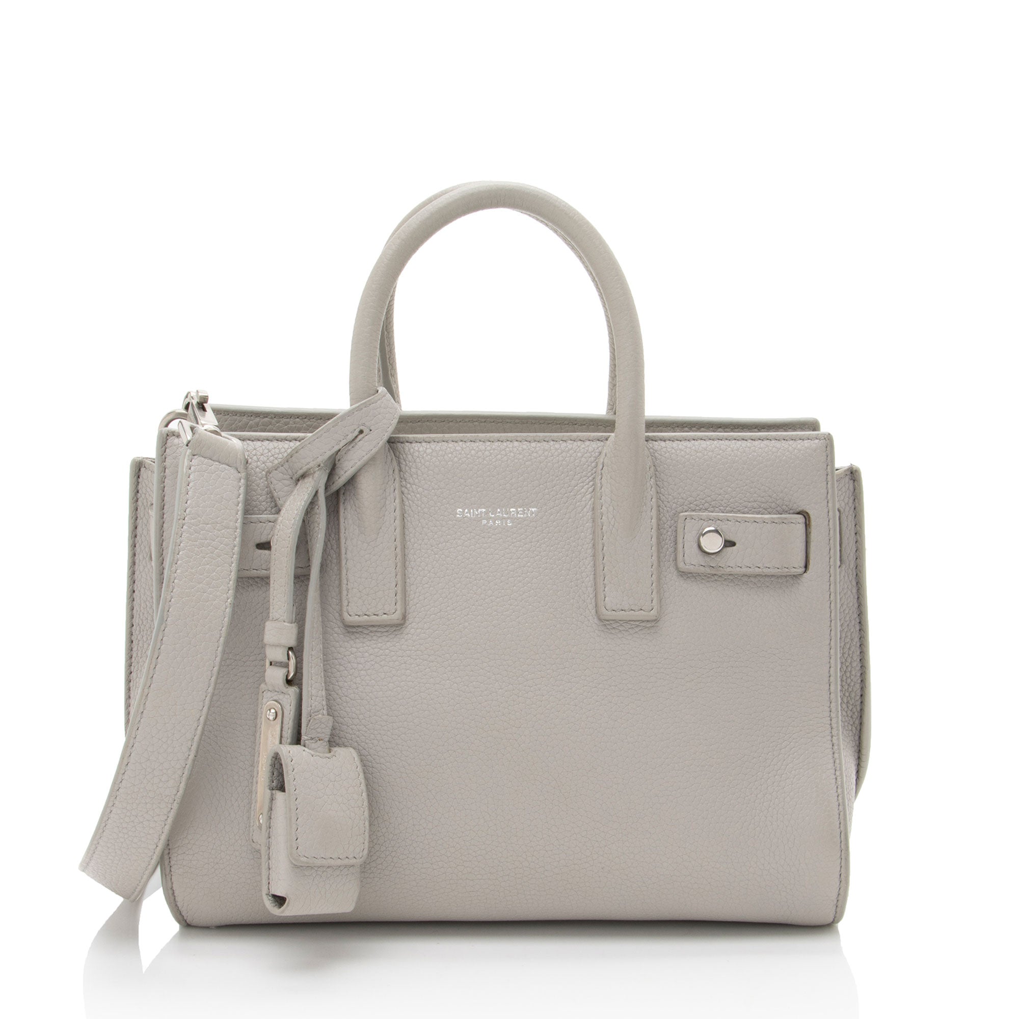 Saint Laurent Calfskin Sac De Jour Nano Tote