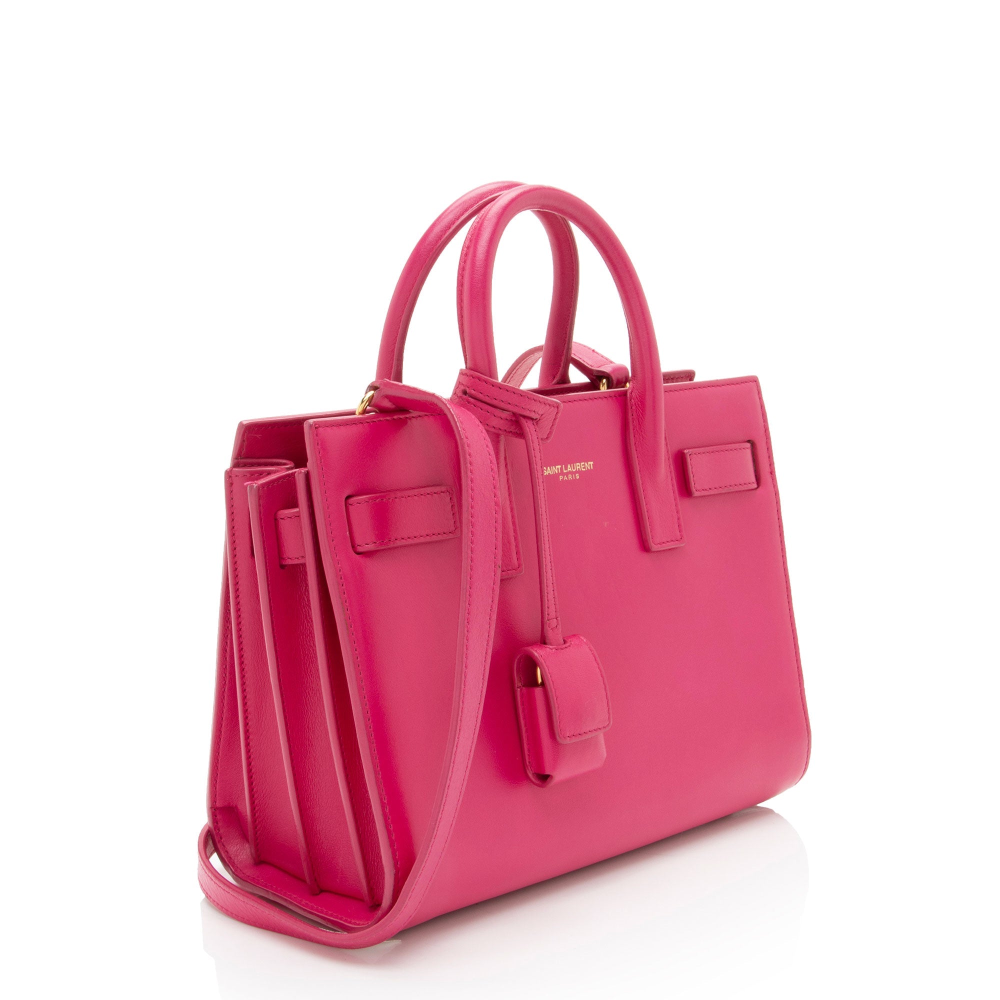 Saint Laurent Calfskin Sac De Jour Nano Tote