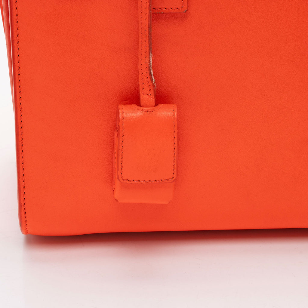Saint Laurent Calfskin Sac De Jour Nano Tote