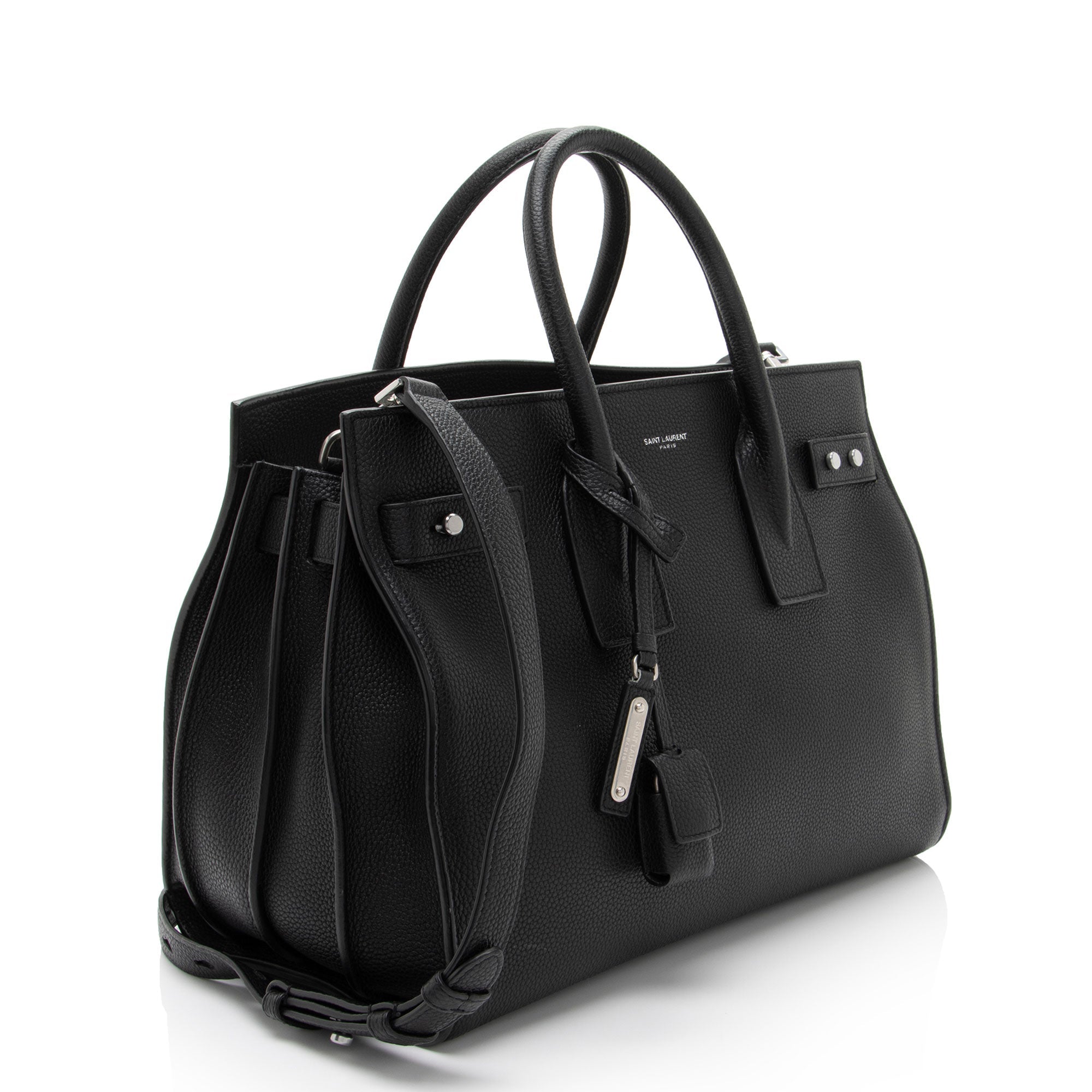Saint Laurent Supple Calfskin Sac De Jour Small Tote