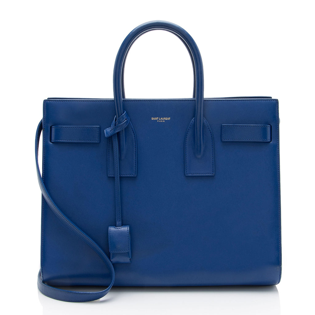 Saint Laurent Calfskin Small Sac De Jour Tote