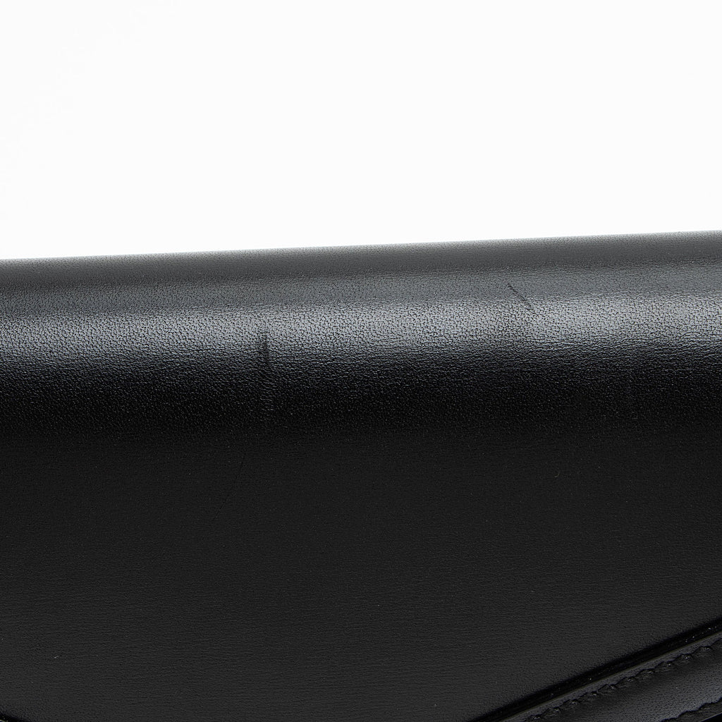 Saint Laurent Calfskin Suede Monogram Cassandra Medium Chain Bag