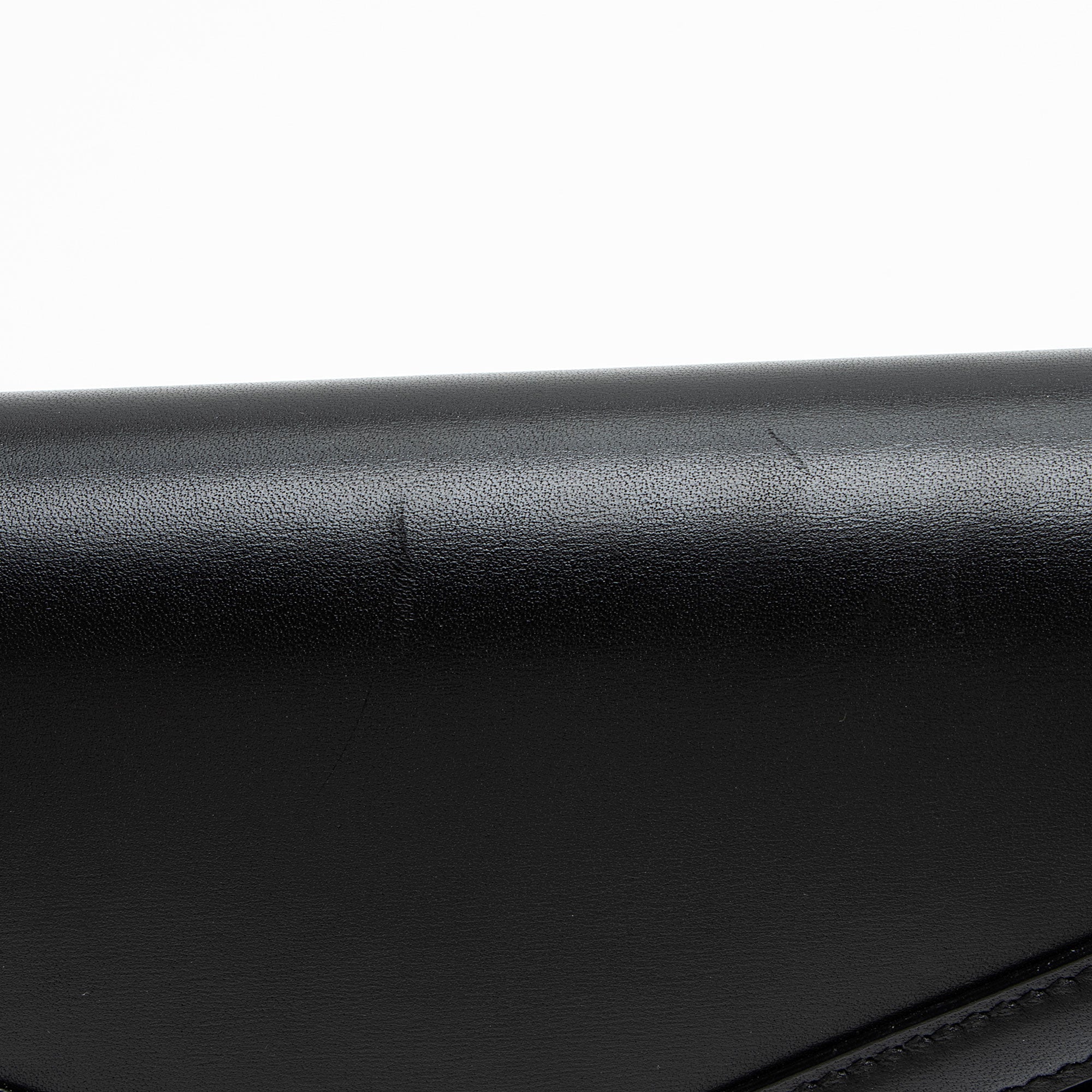 Saint Laurent Calfskin Suede Monogram Cassandra Medium Chain Bag