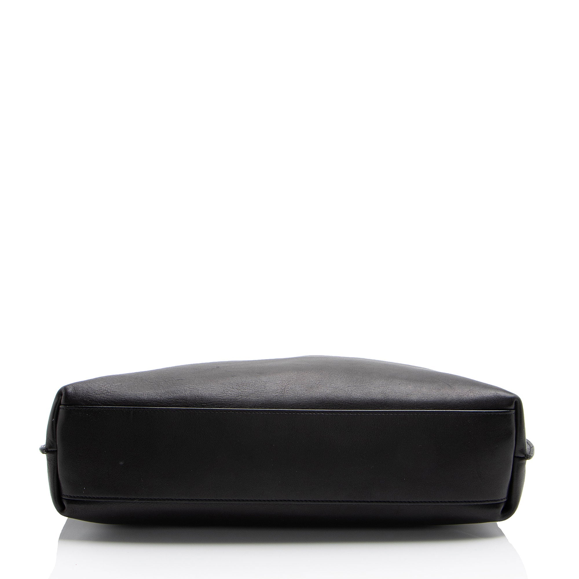 Saint Laurent Calfskin Tag Hobo (SHF-Kfbwfp)