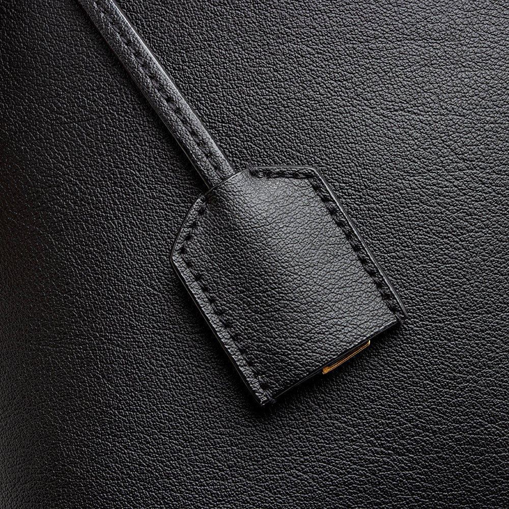 Saint Laurent Calfskin Toy Shopping Tote (SHF-21144)