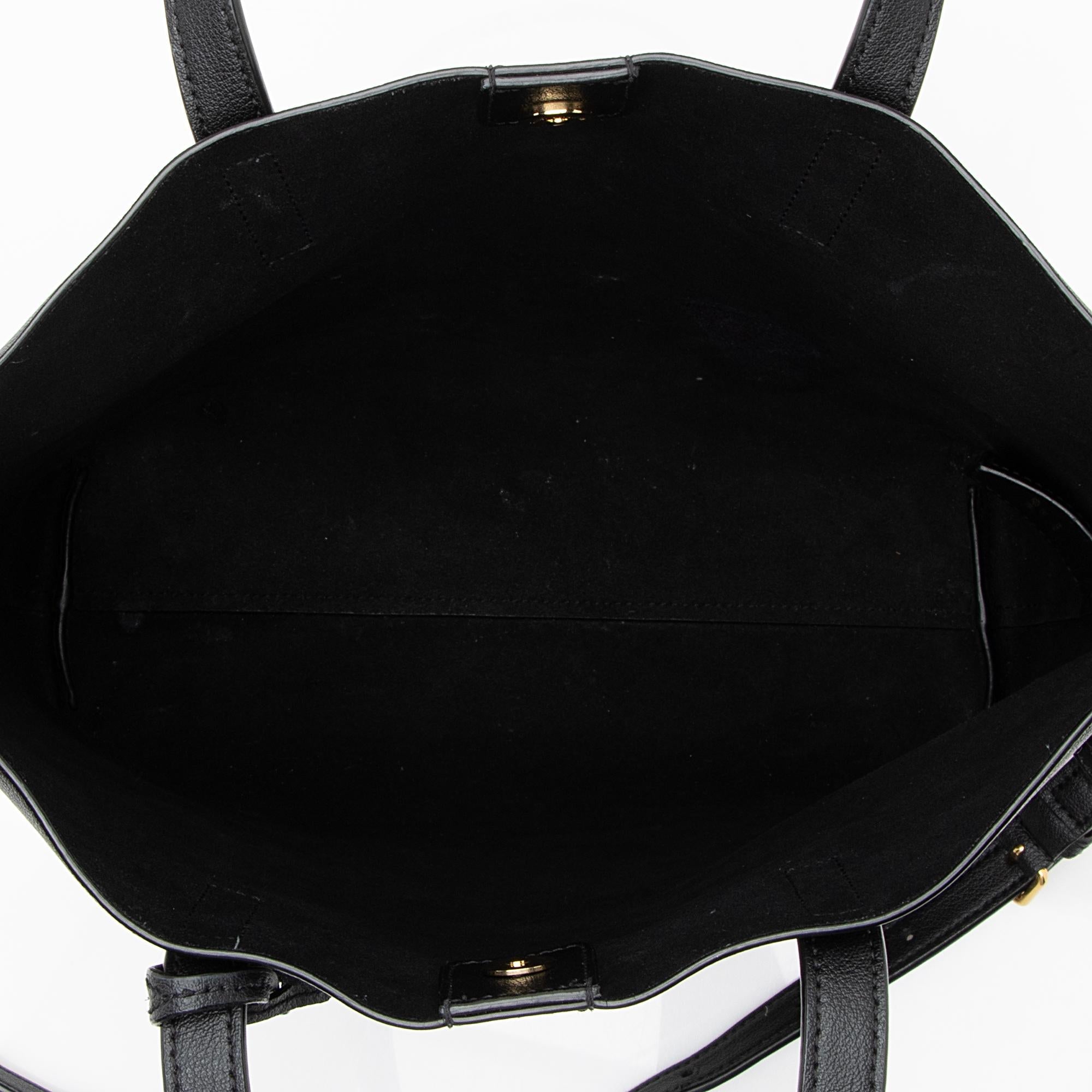 Saint Laurent Calfskin Toy Shopping Tote (SHF-22645)