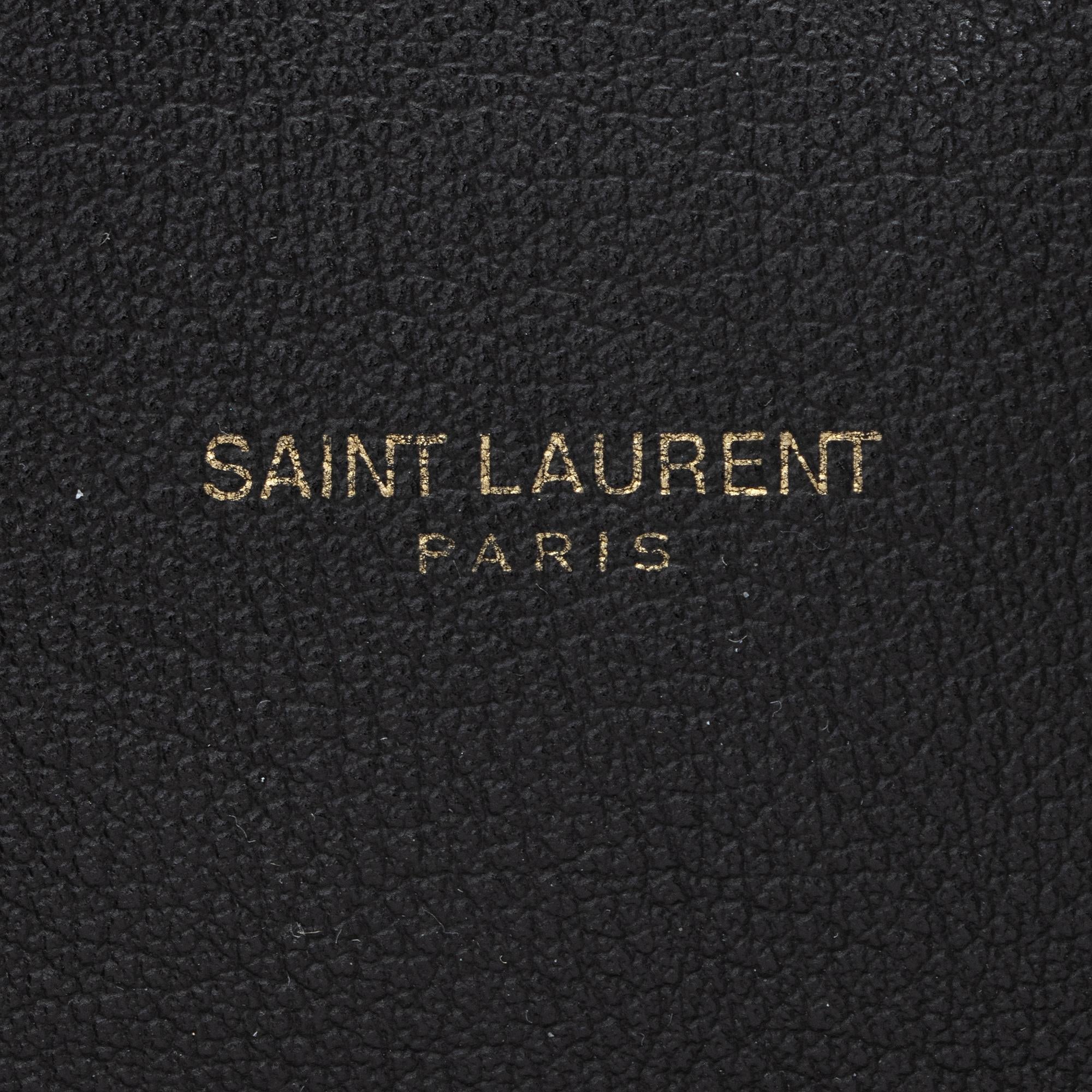 Saint Laurent Calfskin Toy Shopping Tote (SHF-22645)