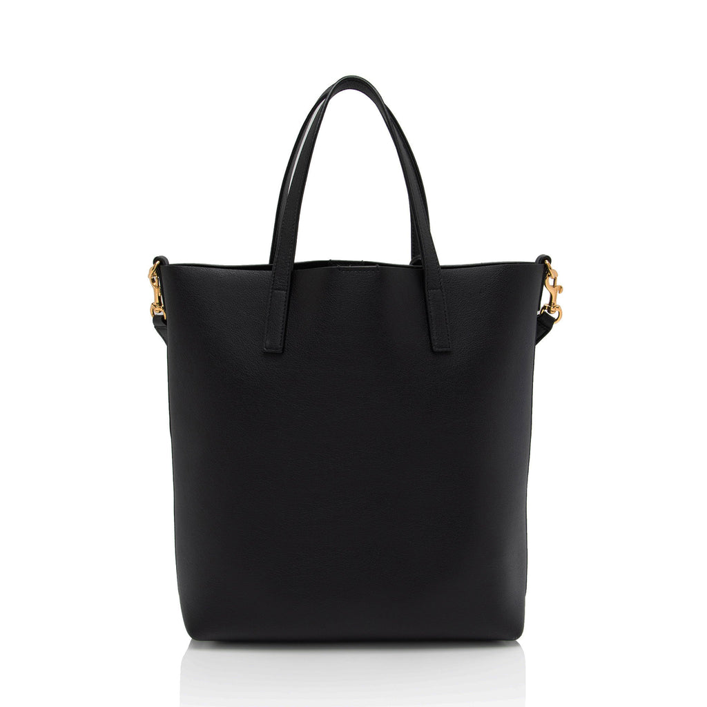 Saint Laurent Calfskin Toy Shopping Tote (SHF-v5wS8m)