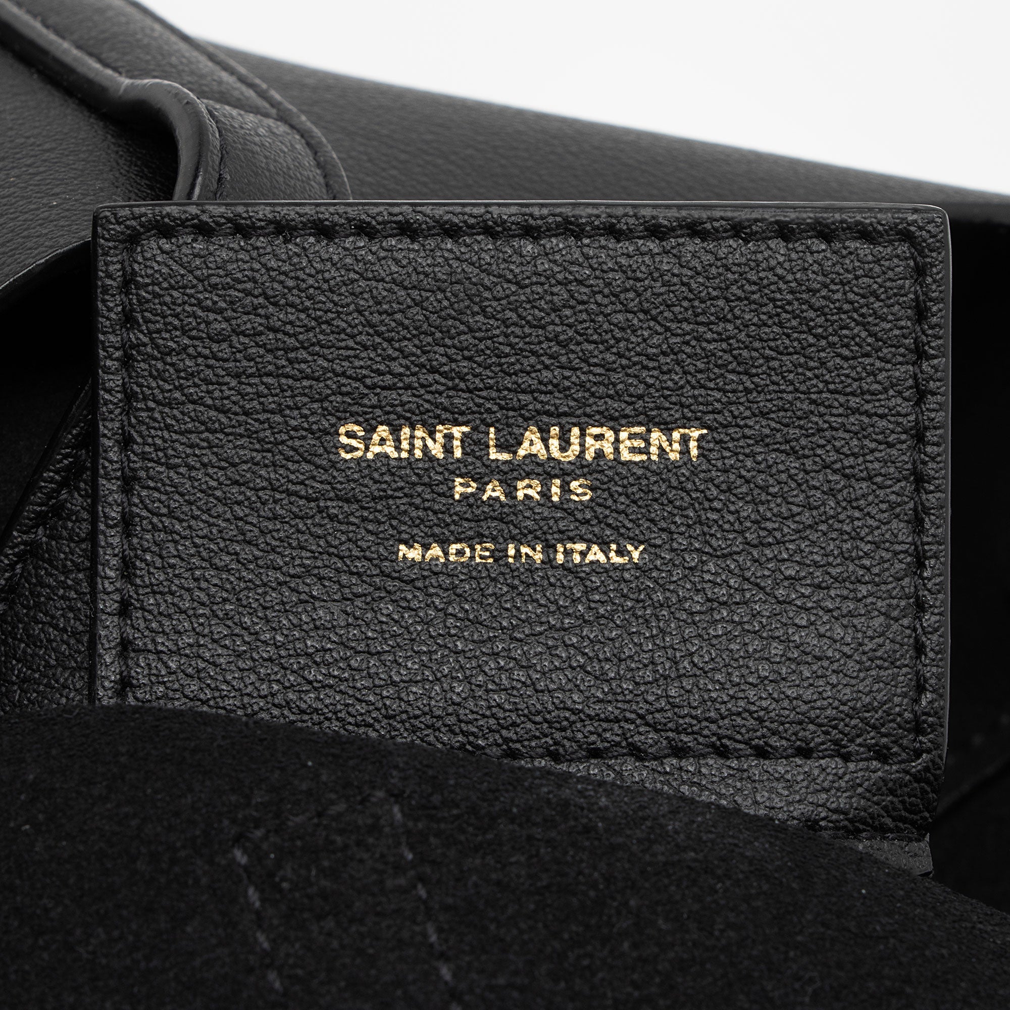 Saint Laurent Calfskin Toy Shopping Tote (SHF-Txsnak)