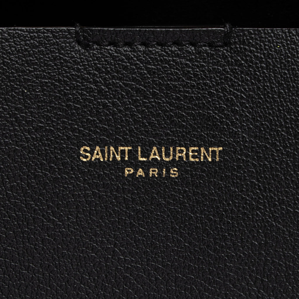 Saint Laurent Calfskin Toy Shopping Tote (SHF-Txsnak)