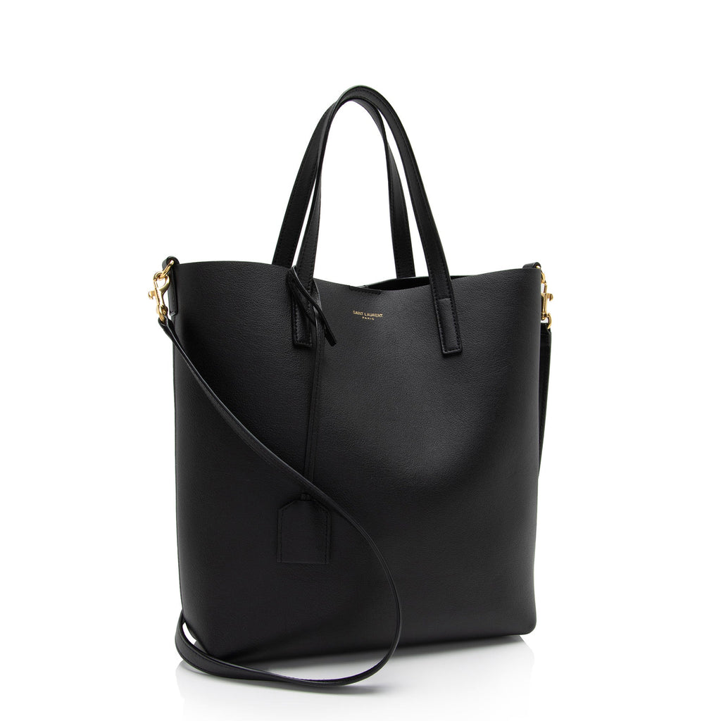 Saint Laurent Calfskin Toy Shopping Tote (SHF-Txsnak)
