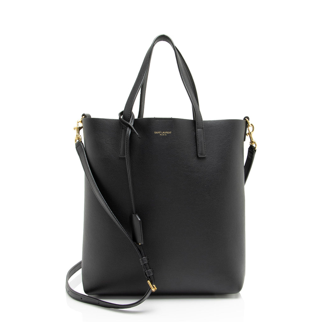 Saint Laurent Calfskin Toy Shopping Tote