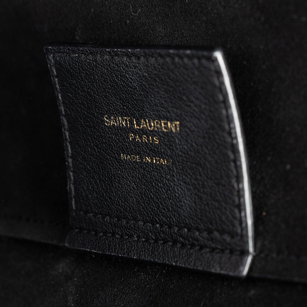Saint Laurent Calfskin Toy Shopping Tote