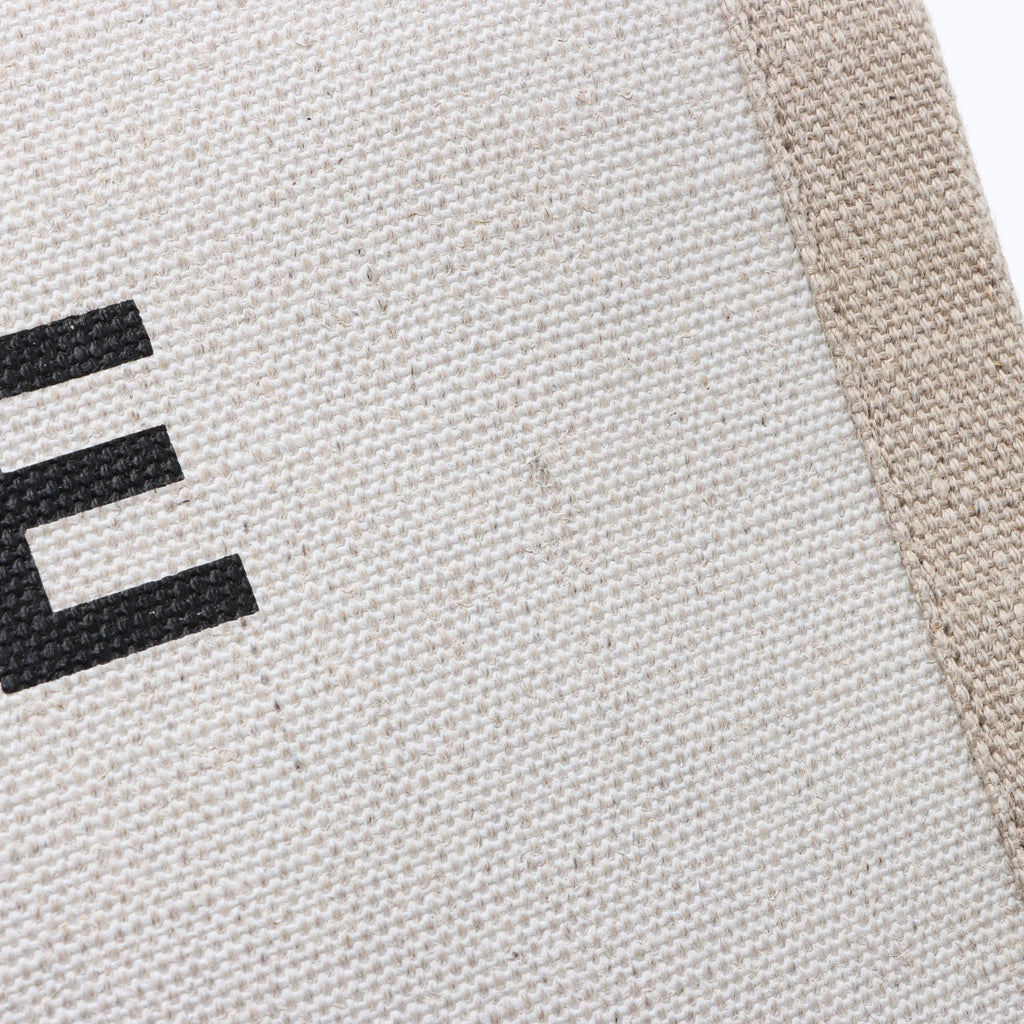 Saint Laurent Canvas Calfskin Rive Gauche Large Tote