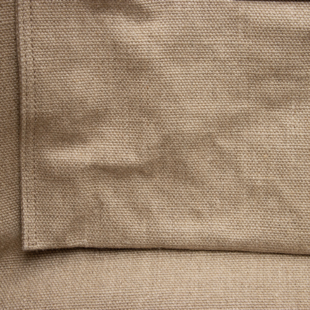 Saint Laurent Canvas Calfskin Rive Gauche Large Tote