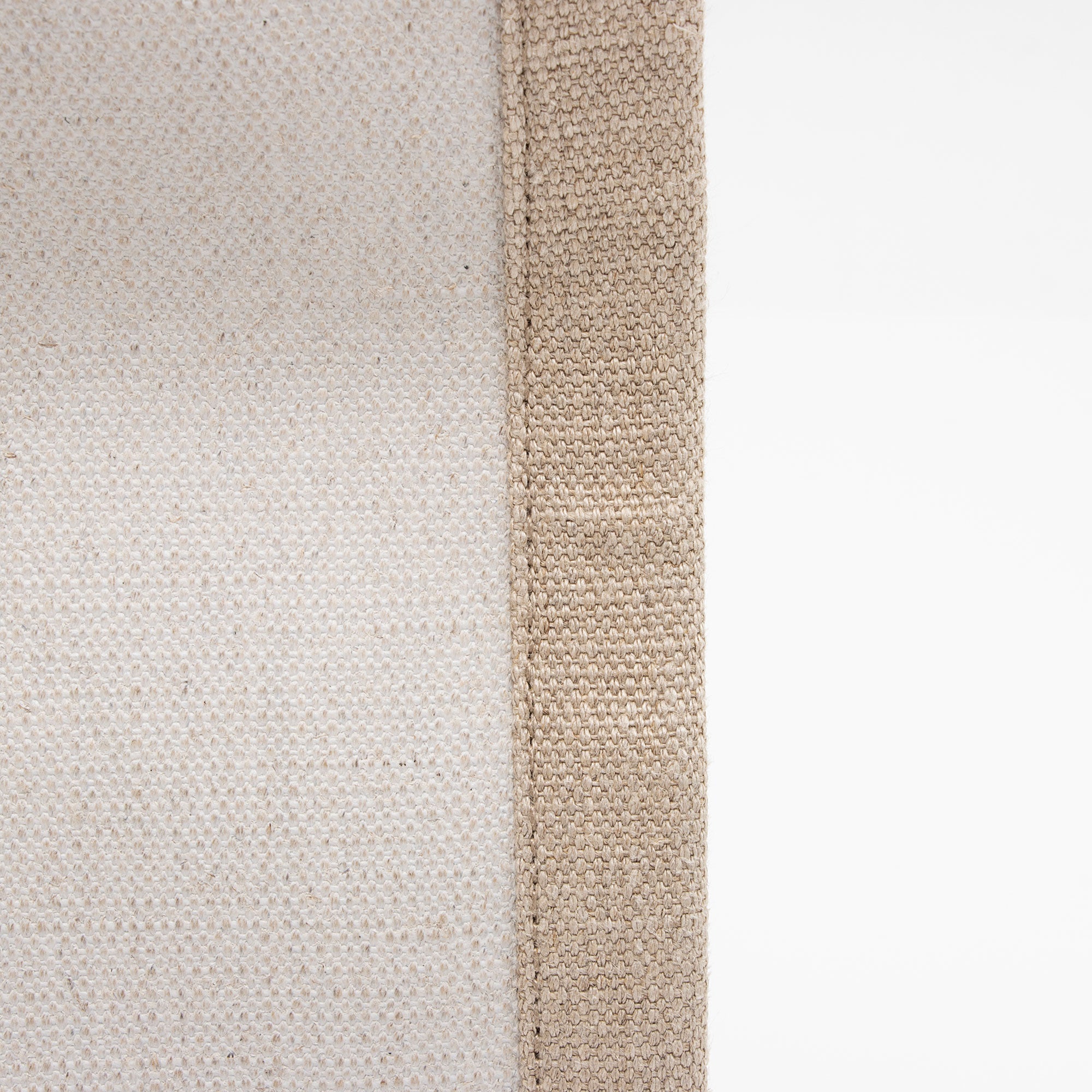 Saint Laurent Canvas Calfskin Rive Gauche Large Tote