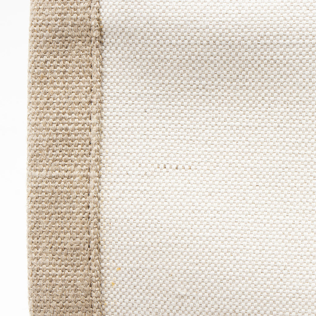 Saint Laurent Canvas Calfskin Rive Gauche Large Tote
