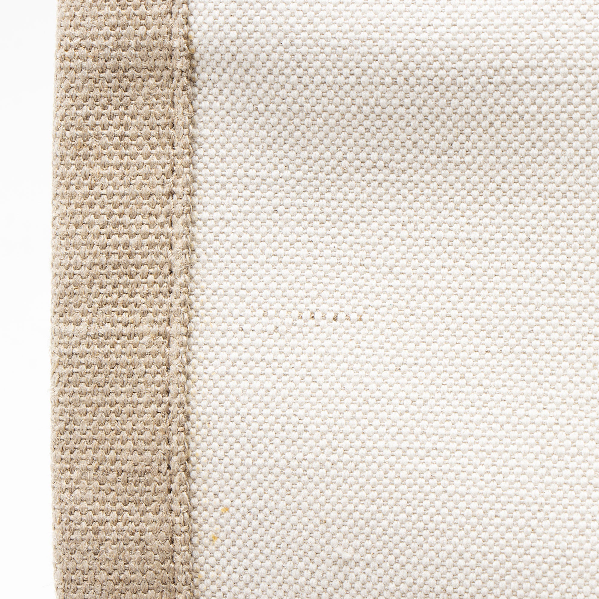 Saint Laurent Canvas Calfskin Rive Gauche Large Tote